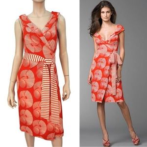 Diane Von Furstenburg FARIBA silk wrap dress